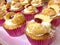 Cream & raspberry jam filled muffins angel butterfly cupcakes cakes