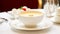 Cream soup in a restaurant, English countryside exquisite cuisine menu, culinary art food and fine dining