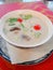Cream of Thai Mushroom and Seafood Soup