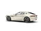 Cream white modern luxury sports car - rear view