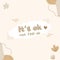 Creamy Brown Cute Playful Minimalist Self Reminder Quotes Instagram Post