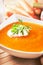 Creamy carrot soup