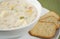 Creamy Cauliflower Soup with Crackers