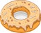 Creamy Delights: A Sweet and Simple Donut Illustration