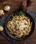 Creamy Fettuccine Alfredo With Mushrooms