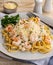 Creamy Fettuccine Alfredo With Shrimp