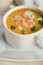 Creamy fish soup