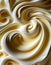 Creamy foam swirl, created with generative AI