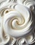 Creamy foam swirl, created with generative AI