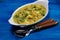 Creamy Paneer or Tofu with green peas in a creamy gravy