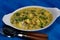 Creamy Paneer or Tofu with green peas in a creamy gravy