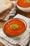 Creamy Tomato Basil Bisque Soup