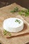 Creamy traditional camembert cheese french dairy