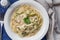 Creamy tuna pasta with green pepper