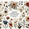 Create Clipmarts Elevate your artwark with professionally dsigned floral cliparts packs