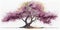 Create a Delicate and Peaceful Watercolor Painting of a Cherry Blossom Tree. Perfect for Invitations and Posters.