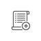 Create document line icon