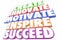 Create Innovate Motivate Inspire Succeed Words