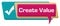 Create Value Pink Turquoise Comment Symbol