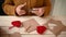 Creating Red Woollen Heart