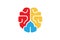 Creation Colorful Brain Logo