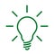 Creation ideas bulb, business idea - vector