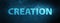 Creation special blue banner background