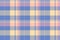 Creation textile seamless pattern, scottish fabric vector check. 1960s texture plaid tartan background in blue and navajo white