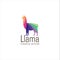Creative Abstract Colorful LLama Logo Icon Design Vector . Wild Animal Logo . Animal Logo Colorful Design Verctor Illustration