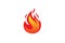 Creative Abstract Flaming Fire Logo