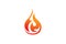 Creative Abstract Flaming Fire Logo