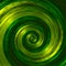 Creative abstract green spiral artwork. Beautiful background illustration. Monochrome fractal image. Web elements design. Web.