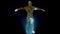 Creative Abstract Human Body Scanning Hologram