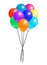 Creative Air Balloon in Bundle Realistic Design