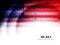 Creative american flag theme background design for