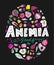 Creative anemia background