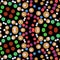 Creative Artwork Colourful Polka Dots pattern Background And Textures.