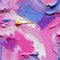 Creative artwork of pink and purple paint mixtures with organic sculpting and intense close-ups