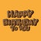 Creative birthday greeting card