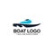 Creative Boat logo Design Vector Art Logo