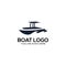 Creative Boat logo Design Vector Art Logo