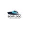 Creative Boat logo Design Vector Art Logo