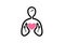 Creative Body And Heart Holding Logo