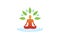 Creative Body Yoga Position Meditation Wellness Logo