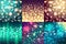 Creative bokeh universal texture abstract colorful blur background ornament vector illustration.