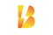 Creative Bolt Lightning Flash Letter B Symbol Logo