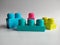 Creative Building Block Shapes Plastic