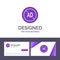 Creative Business Card and Logo template Ad, Blocker, Ad Blocker, Digital Vector Illustration