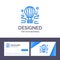 Creative Business Card and Logo template Air, Airdrop, tour, travel, balloon Vector Illustration