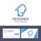 Creative Business Card and Logo template Ballot, Election, Poll, Referendum, Speech Vector Illustration